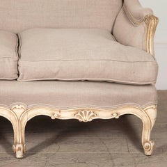 19th Century French Painted Three Seater Sofa