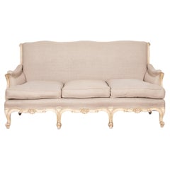 19th Century French Painted Three Seater Sofa