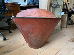 19th Century French Painted Tole Grape Harvest Basket