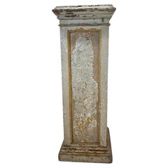 19th Century French Painted Wood Pedestal