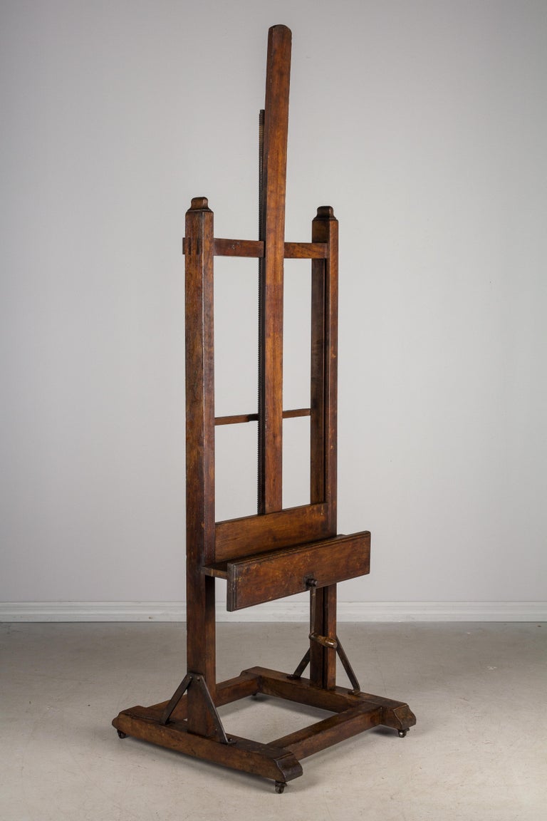 19th Century French Painter's Easel For Sale at 1stdibs