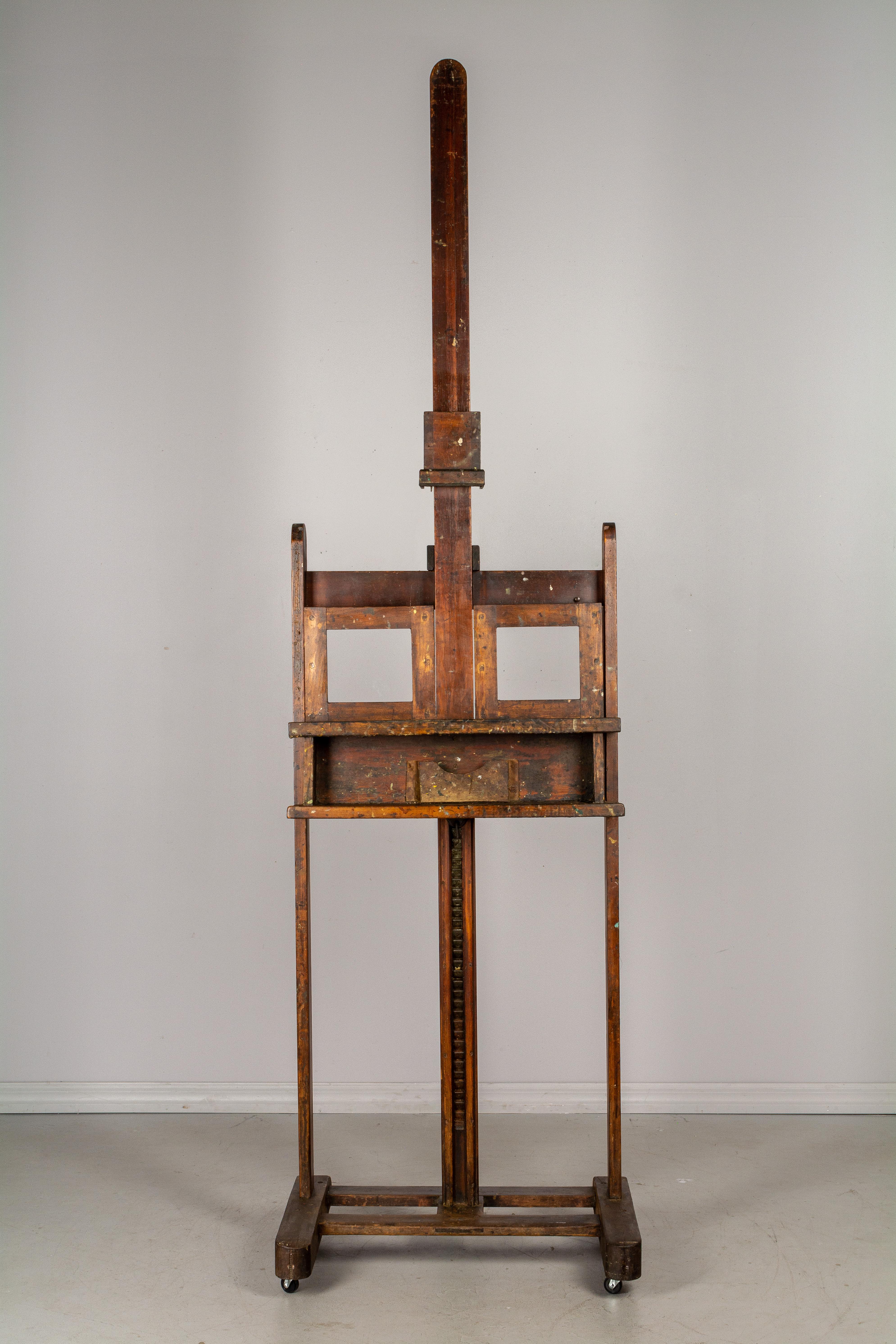 19th Century French Painter's Easel In Good Condition In Winter Park, FL
