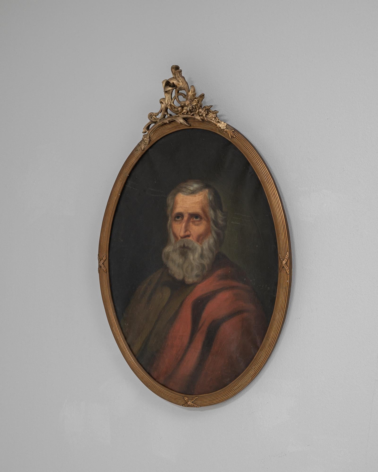19th Century French Painting In Good Condition For Sale In High Point, NC