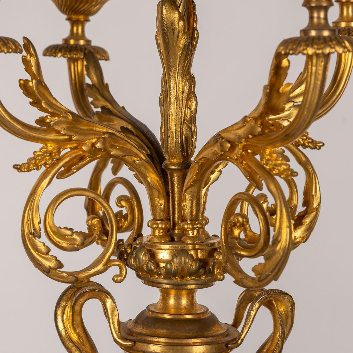 19th Century French Pair of Candelabra by Ferdinand Barbedienne, circa 1870 For Sale 6