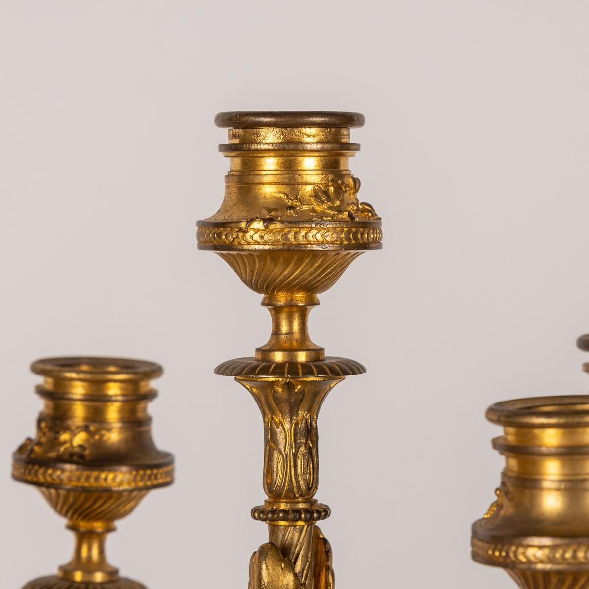 19th Century French Pair of Candelabra by Ferdinand Barbedienne, circa 1870 For Sale 4