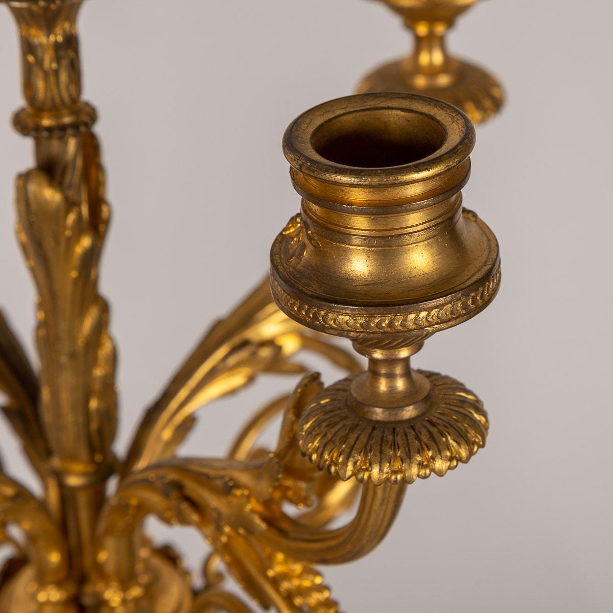 19th Century French Pair of Candelabra by Ferdinand Barbedienne, circa 1870 For Sale 5