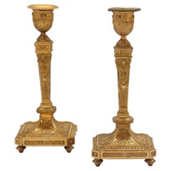 19th Century French Pair of Candlesticks