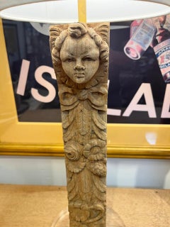 19th Century French Pair of Caryatid Fragment Table Lamps