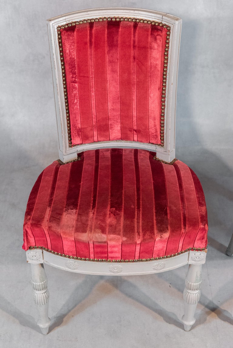 19th Century French Pair of Chairs For Sale at 1stDibs