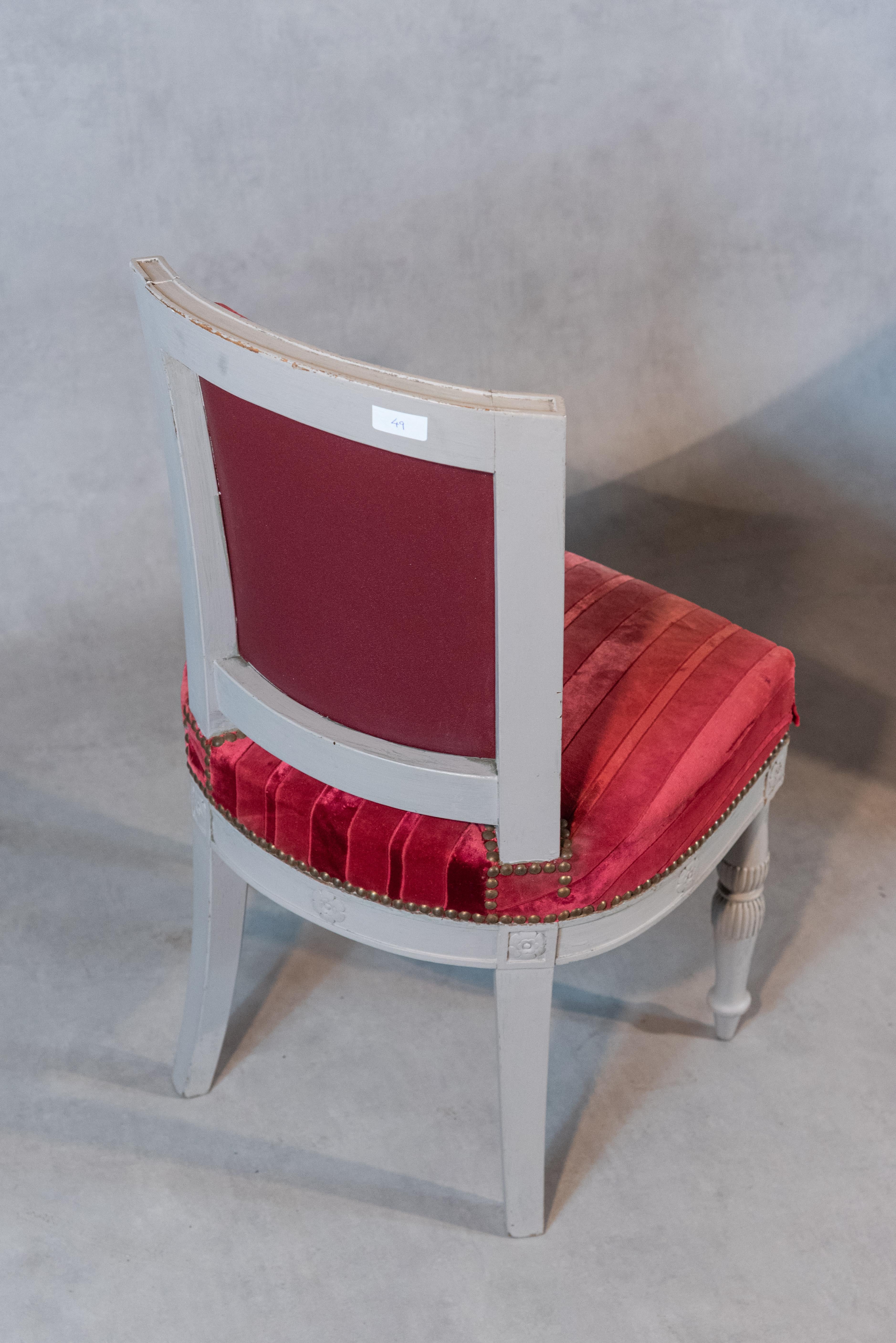 Französisches Paar Stühle aus dem 19. Jahrhundert im Angebot 1