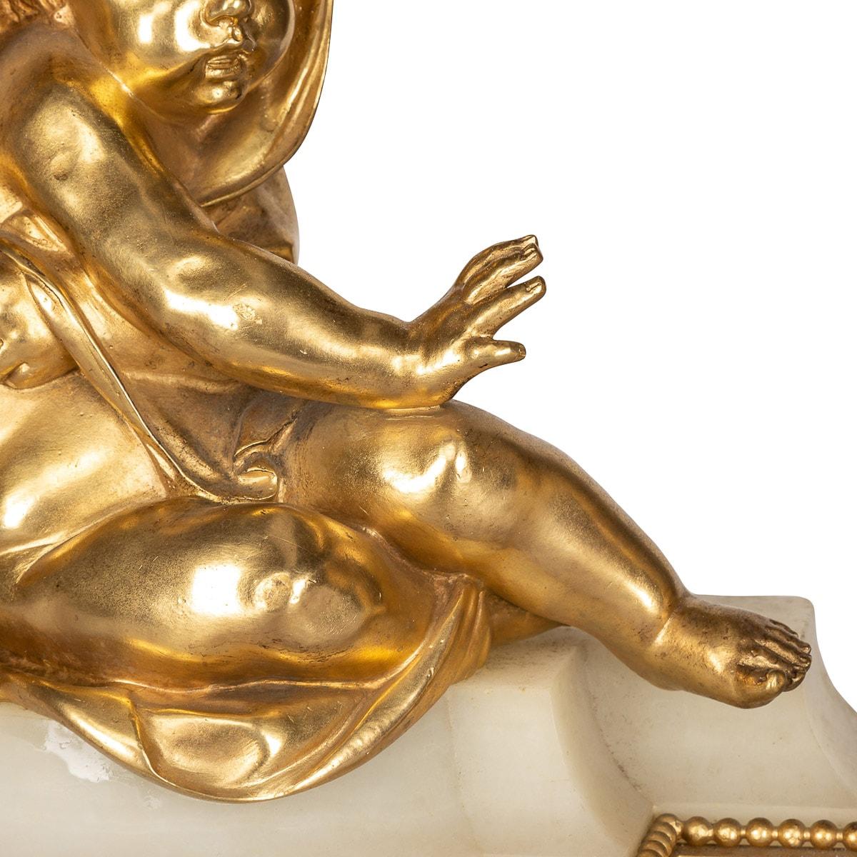 Coppia di Chenet da camino in bronzo ormolato del XIX secolo, Francia, circa 1850 in vendita 2