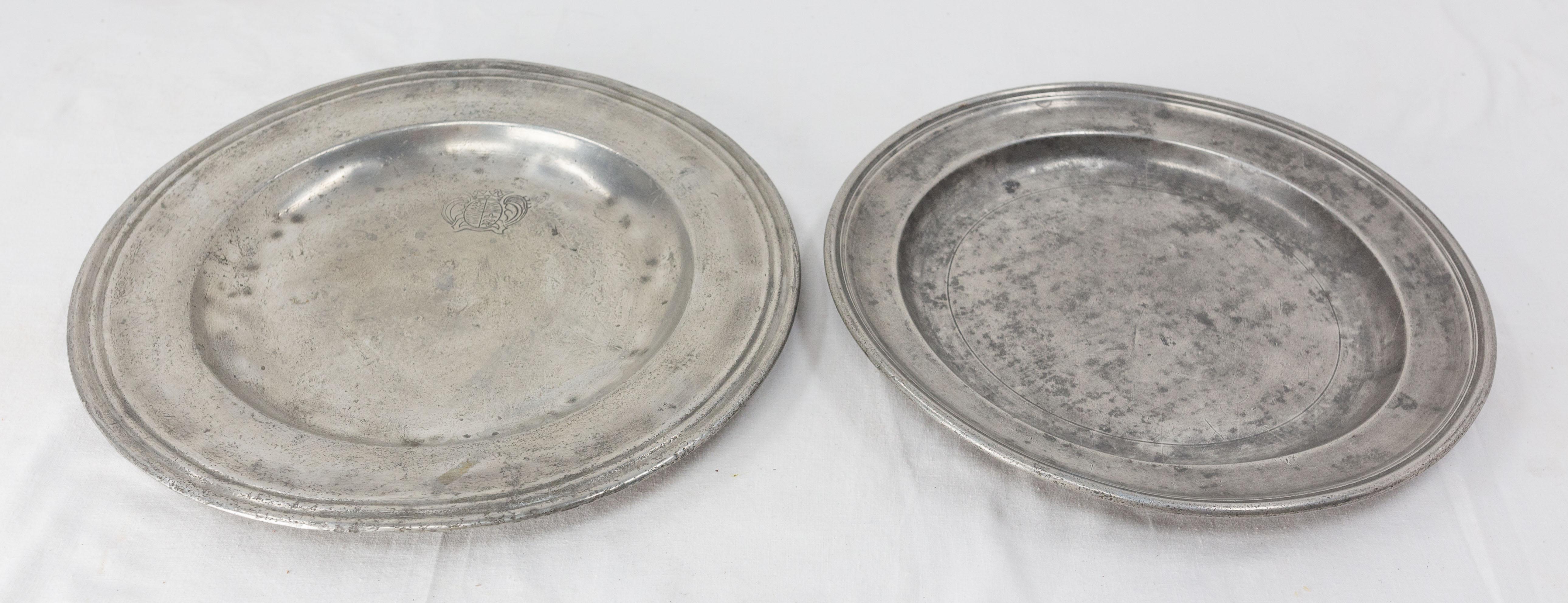 Country 19th Century French Pair of Serving Plates