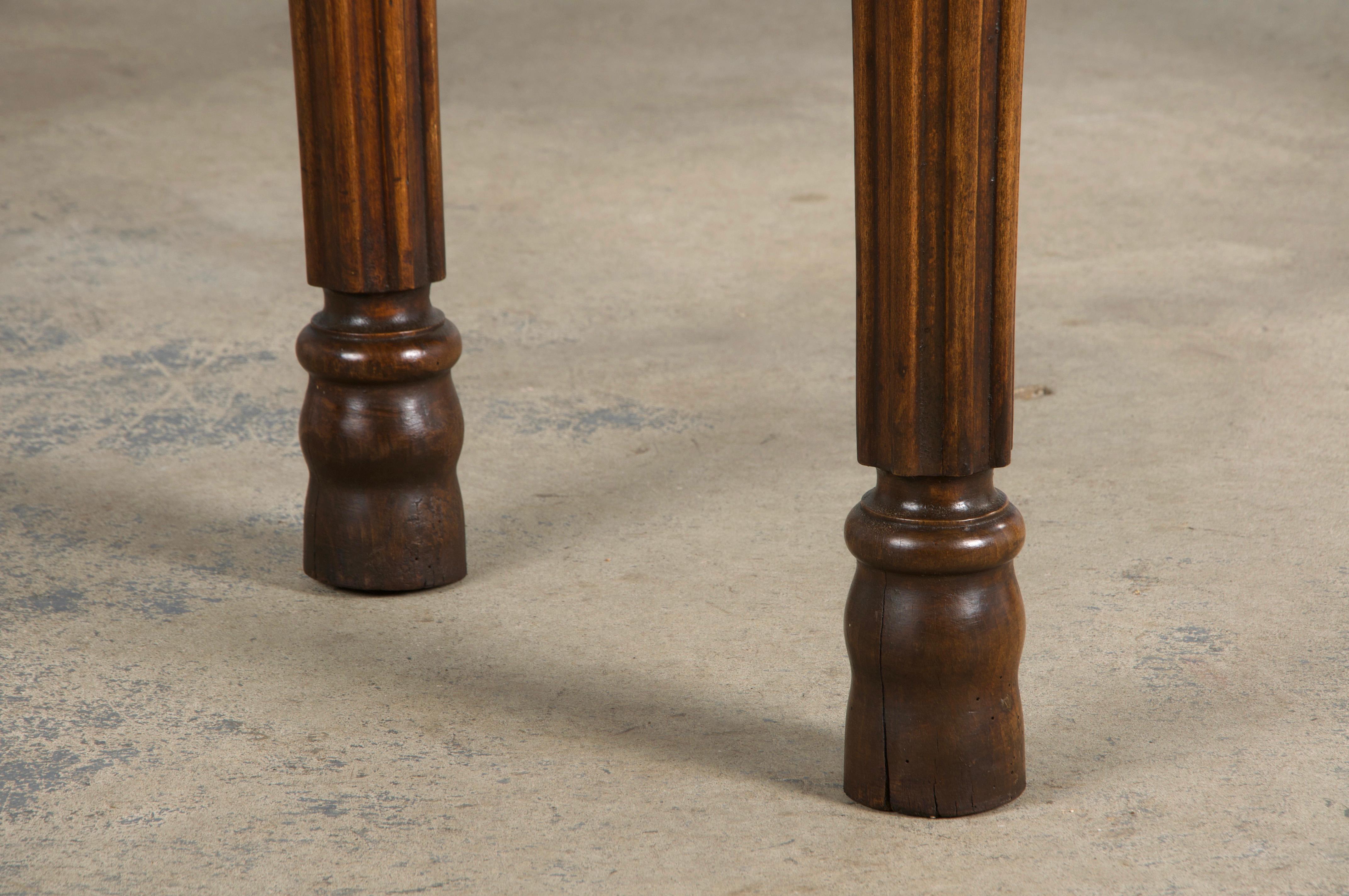19th Century French Parisian Carved Maple Butcher Block Table 5