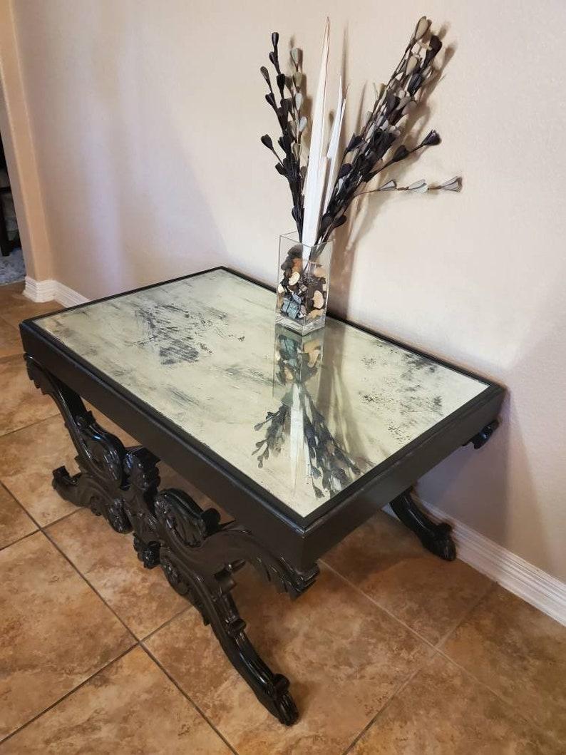 19th Century French Parisian Ebonized Lacquered Coffee Table In Good Condition In Forney, TX