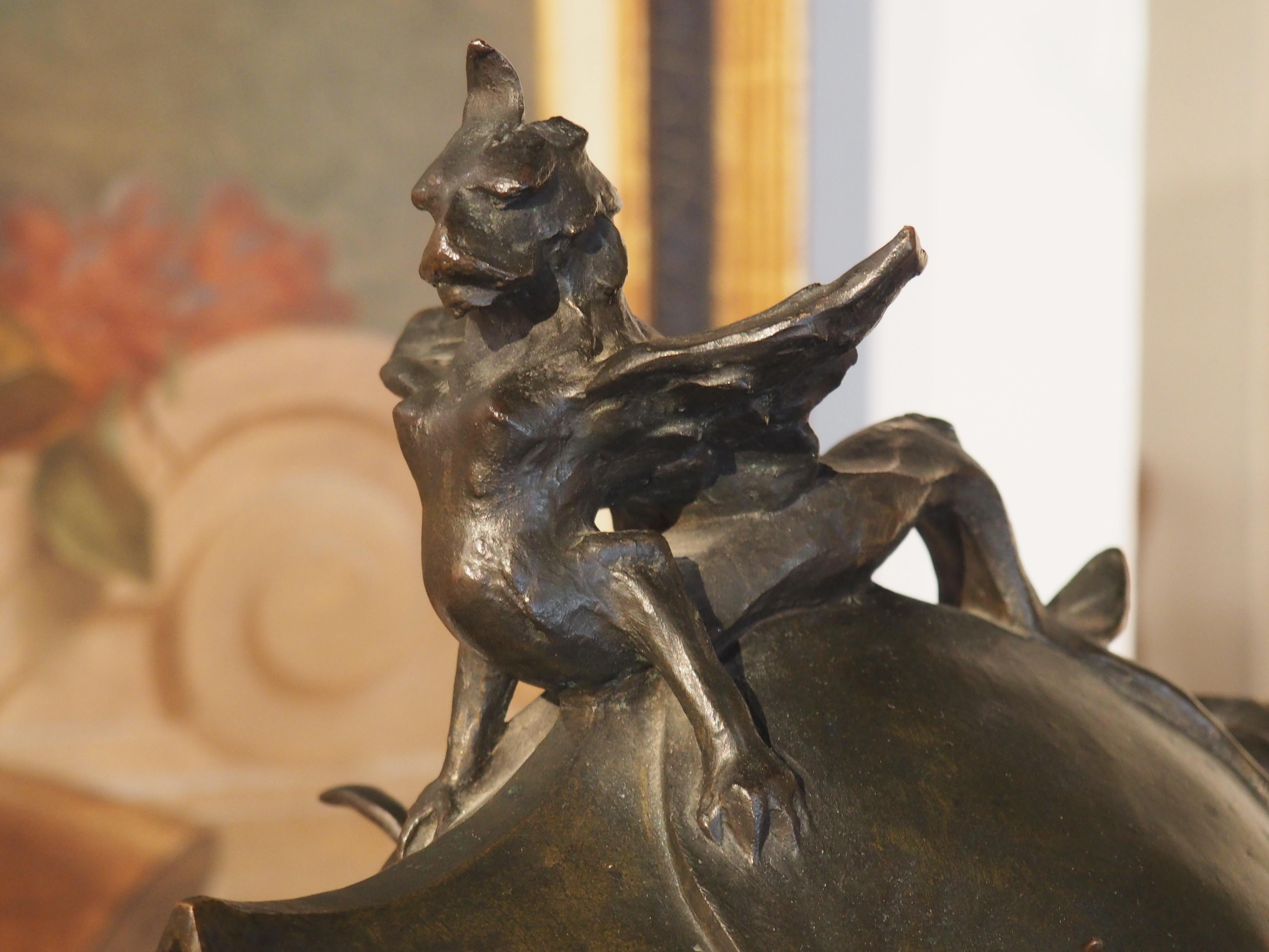 Patiné Buste d'un soldat en bronze patiné français du 19ème siècle