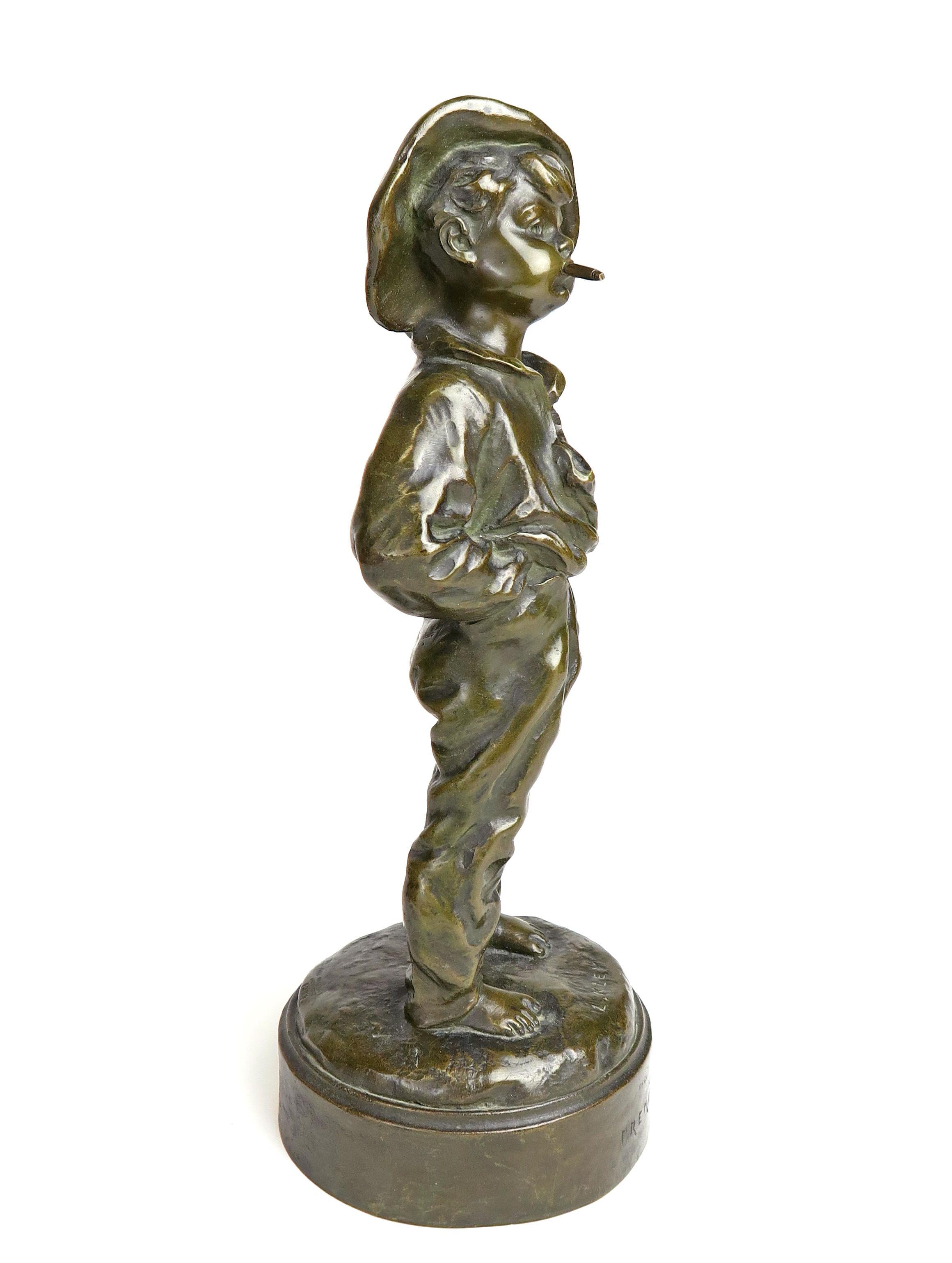 Moulage Sculpture figurative française du 19ème siècle en bronze patiné de Louis Kley en vente