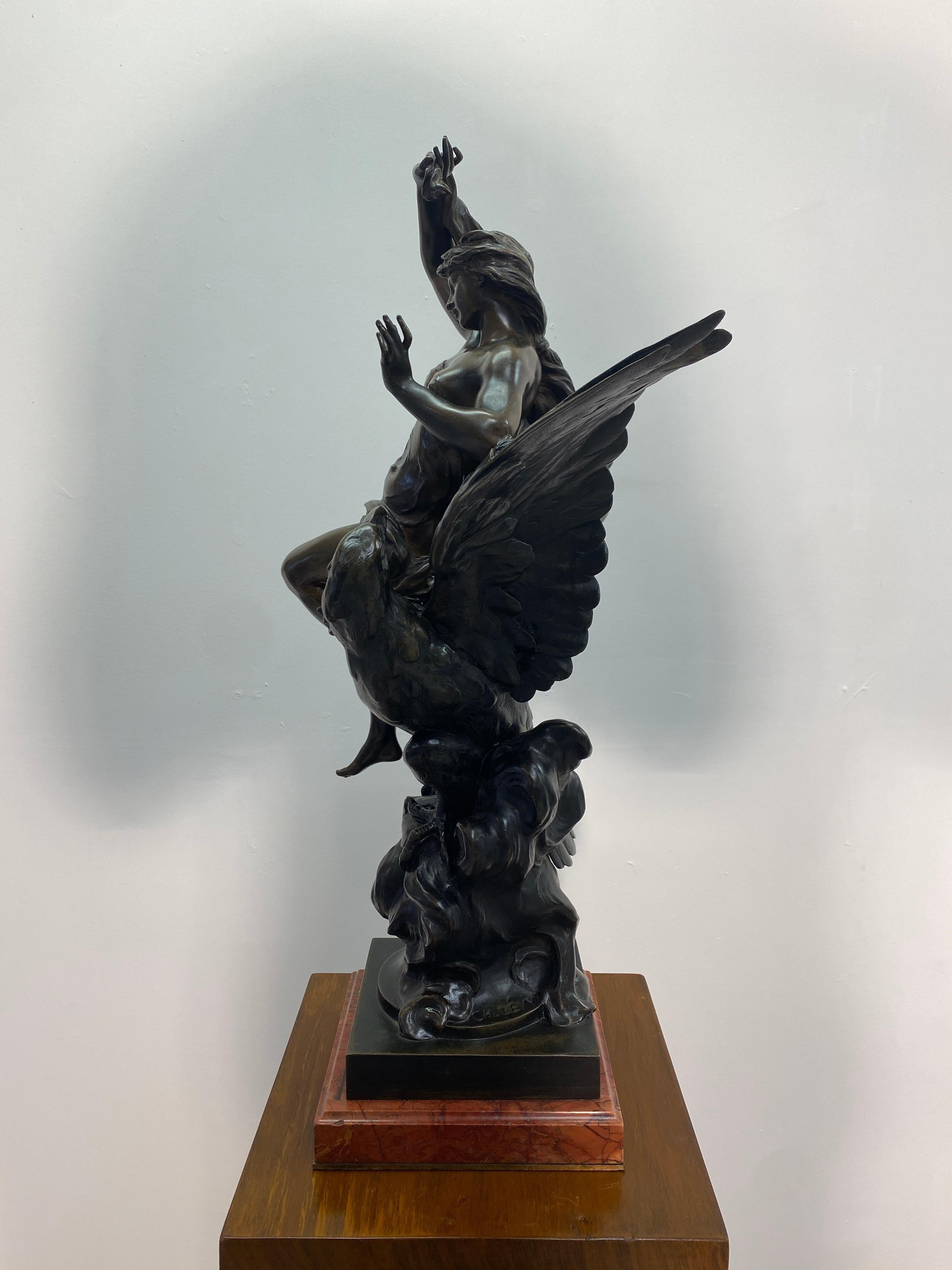 19th Century French Patinated Bronze Statue 8
