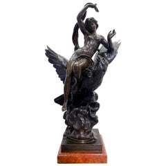 19th Century French Patinated Bronze Statue
