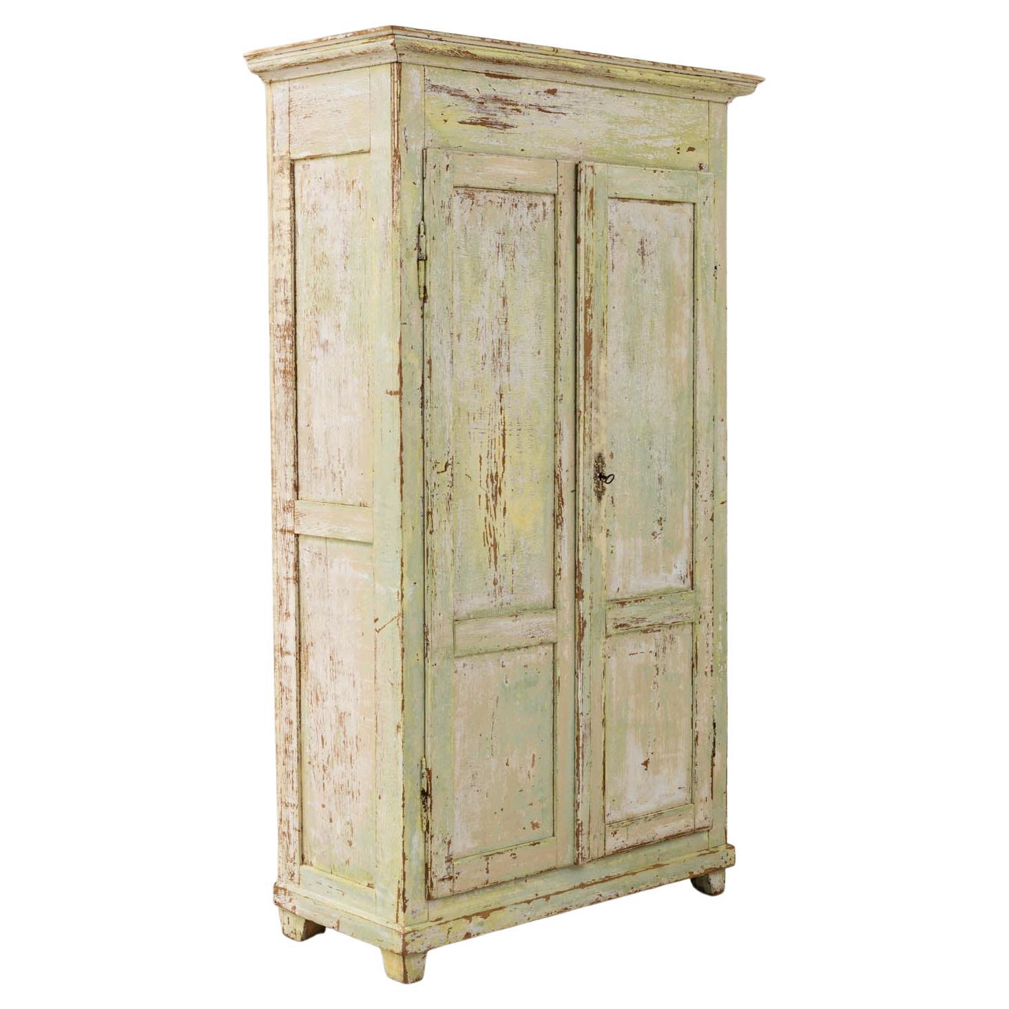 19th Century French Patinated Cabinet For Sale