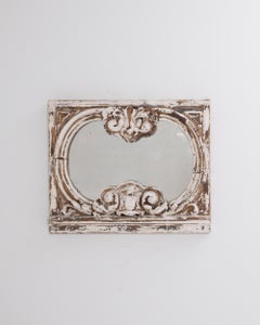 19th Century French Patinated Mirror