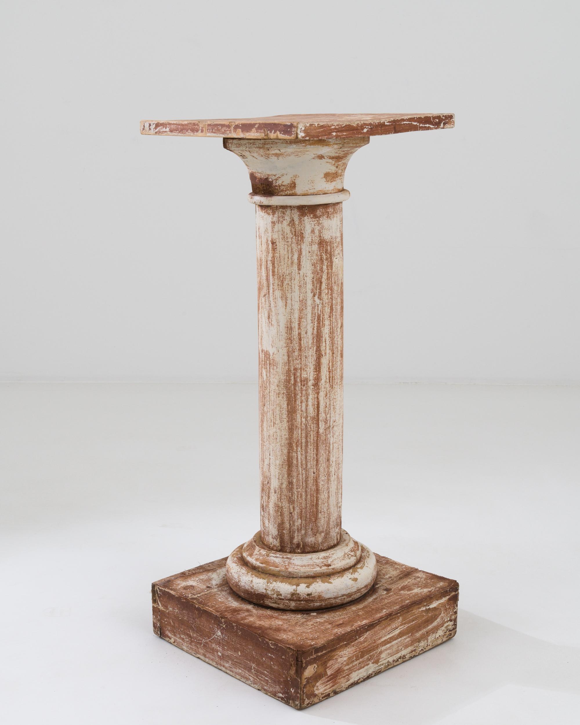 19th Century French Patinated Pedestal  For Sale 1