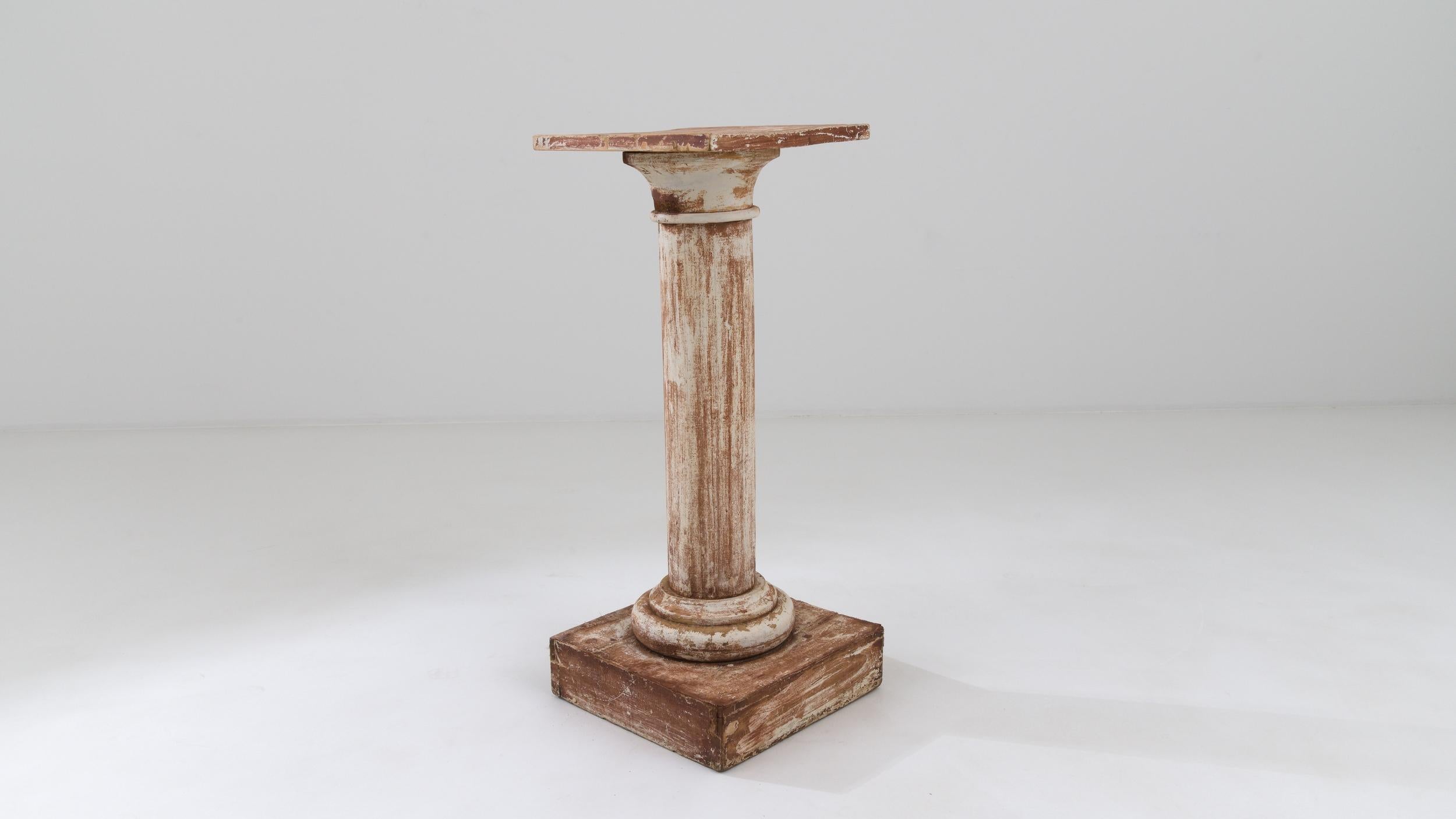 19th Century French Patinated Pedestal  For Sale 2
