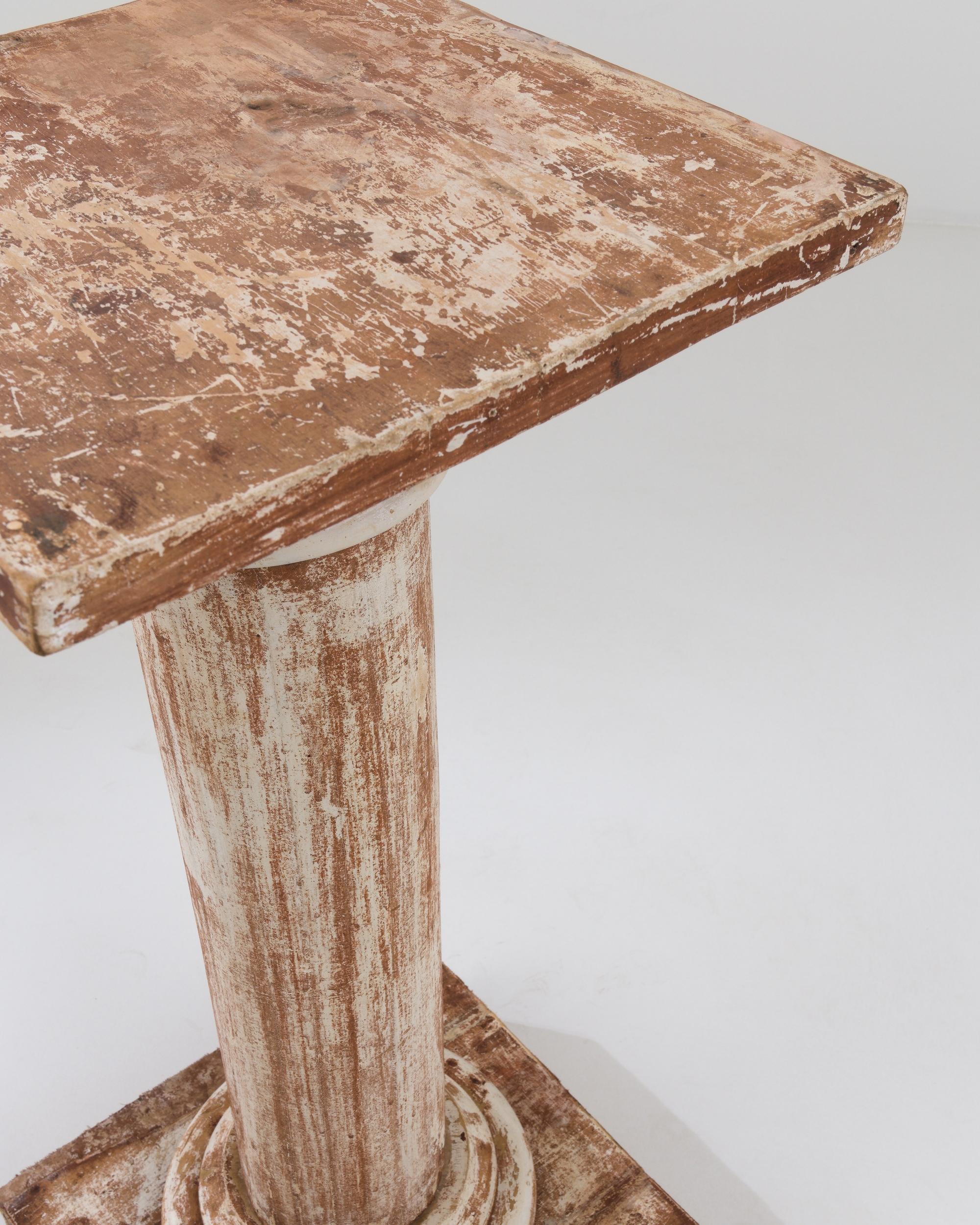 19th Century French Patinated Pedestal  For Sale 3
