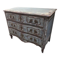 19th Century French Patinated Wood Chest of Drawers, 1890s