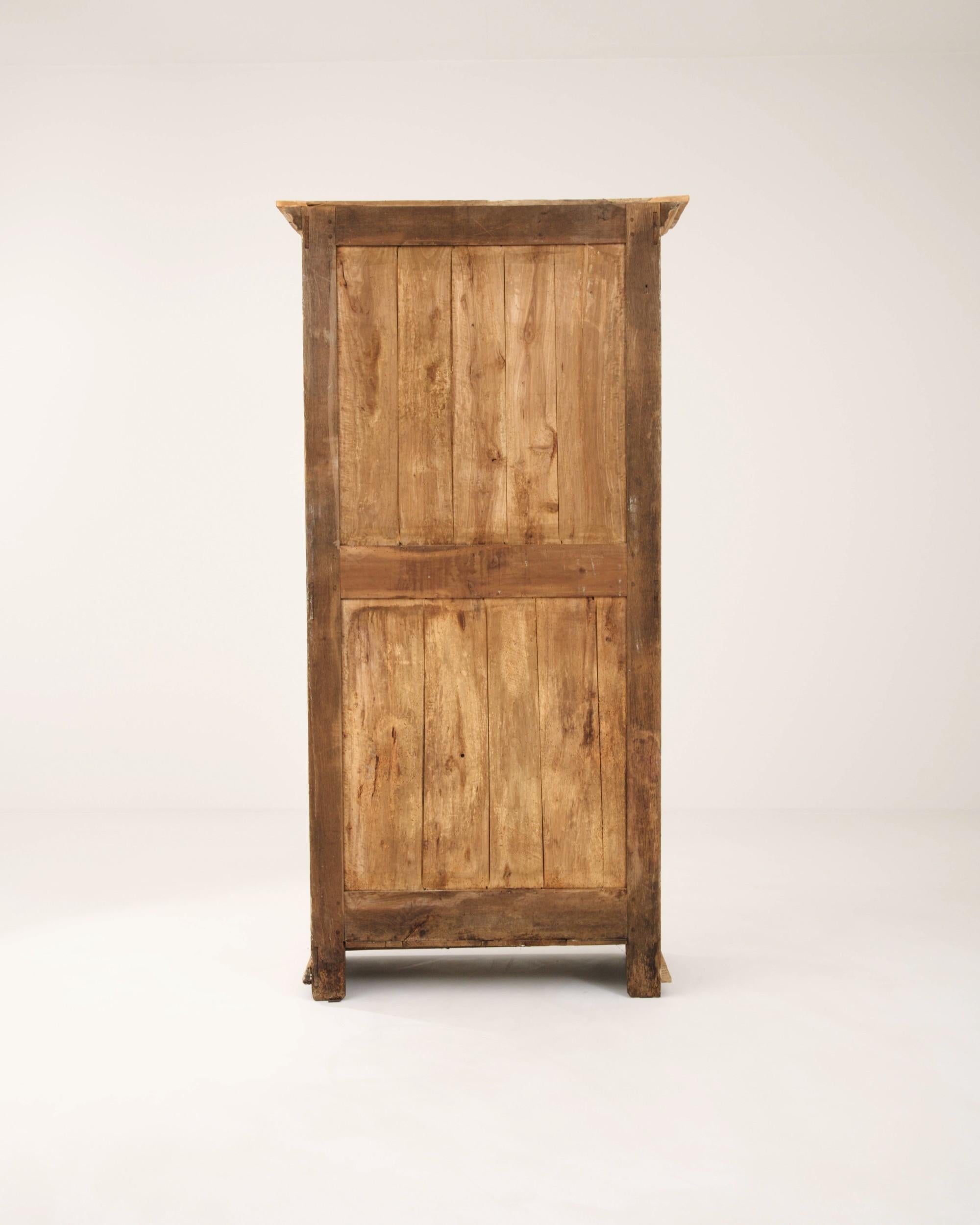 19th Century French Patinated Wooden Cabinet For Sale 10