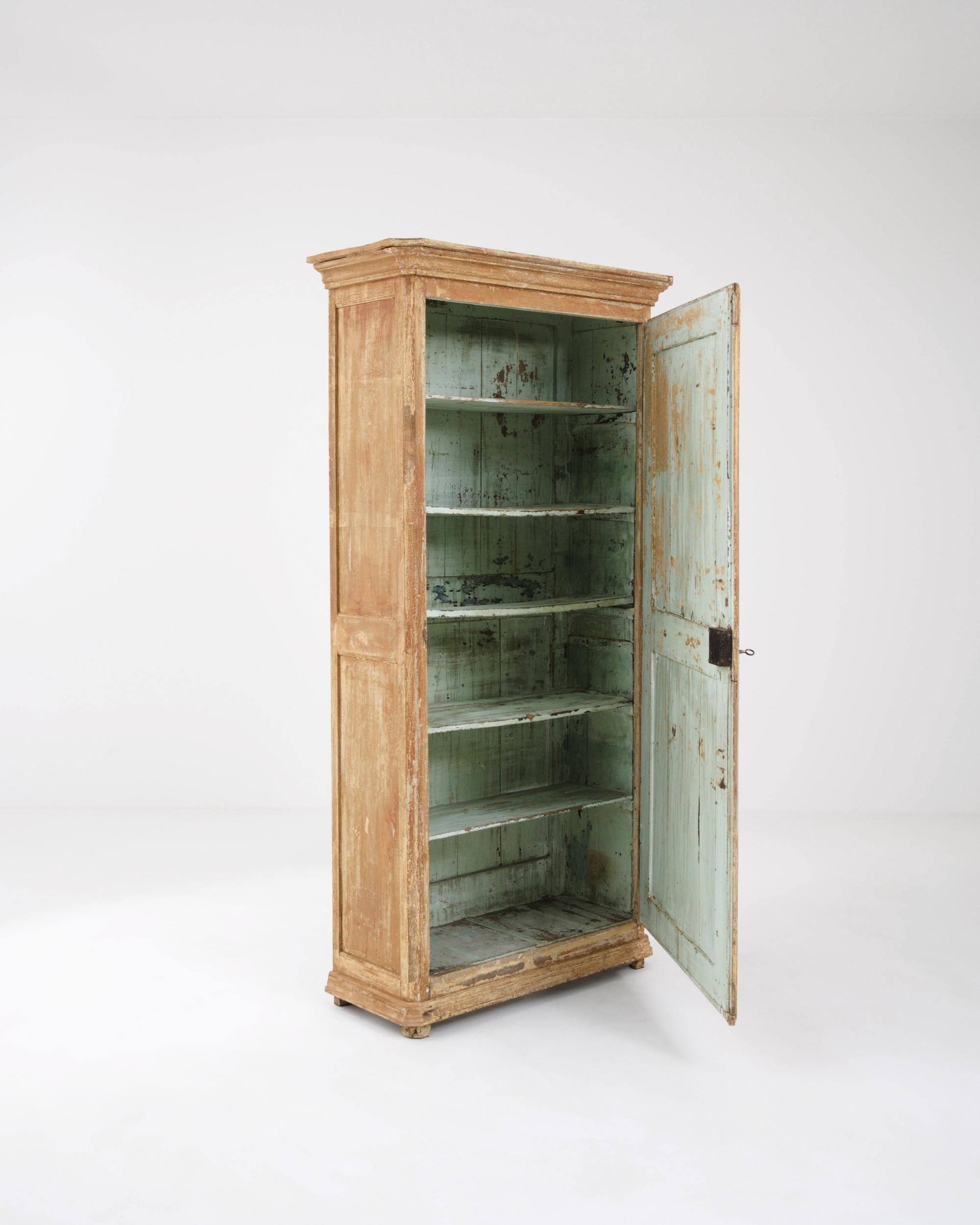 19th Century French Patinated Wooden Cabinet For Sale 2