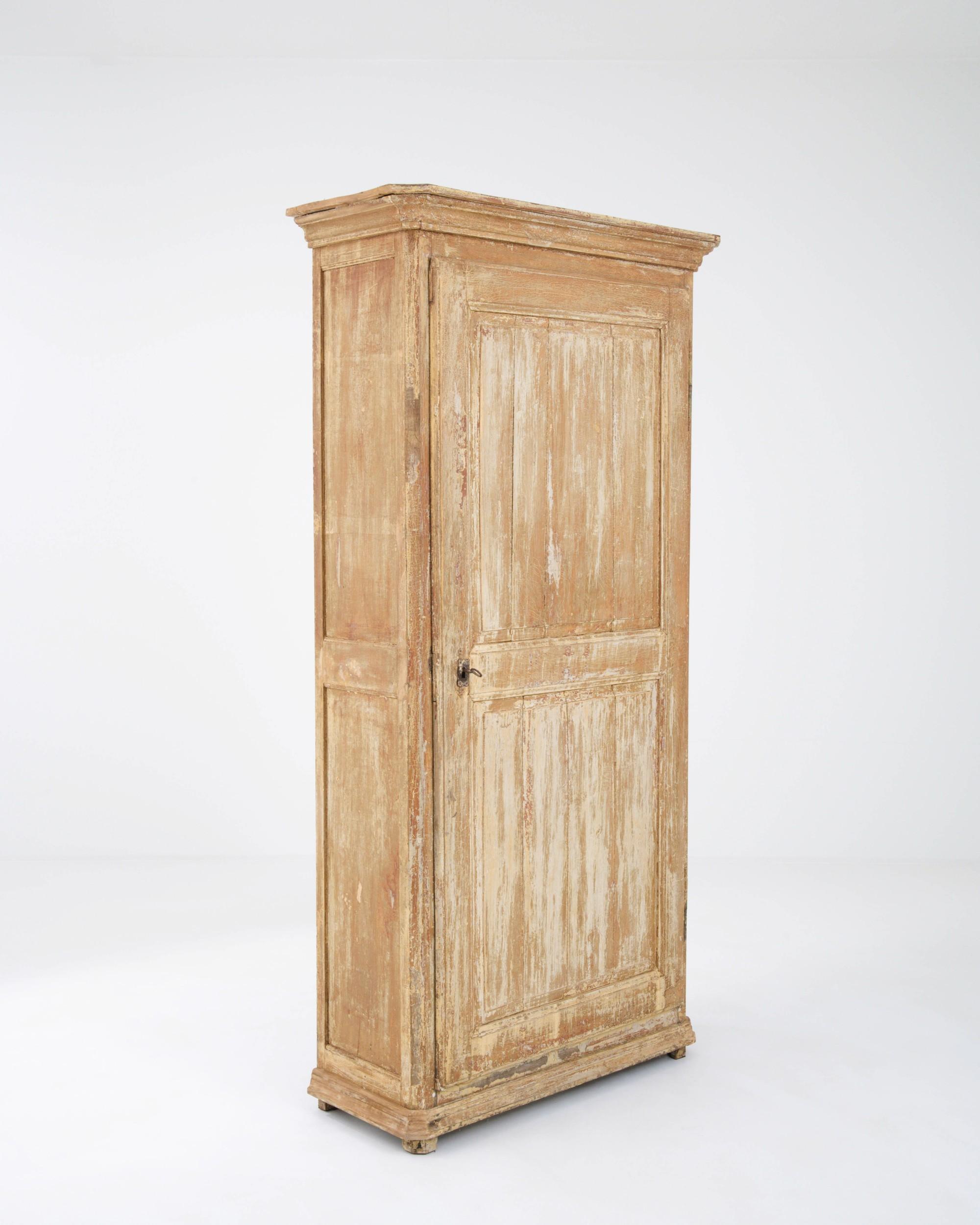 19th Century French Patinated Wooden Cabinet For Sale 4