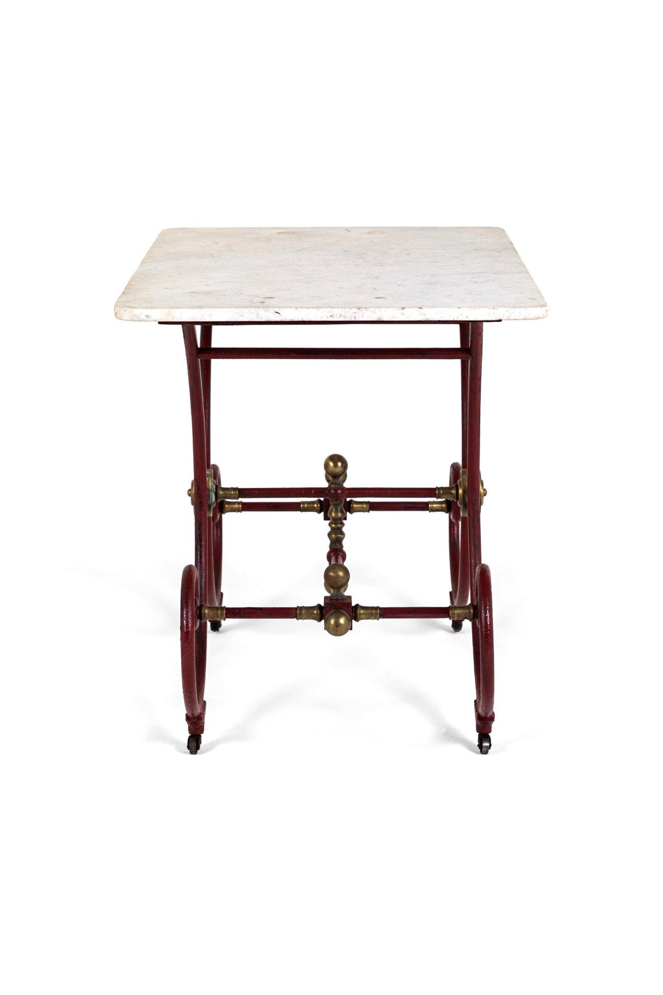 French Provincial 19th Century French Patisserie Table For Sale