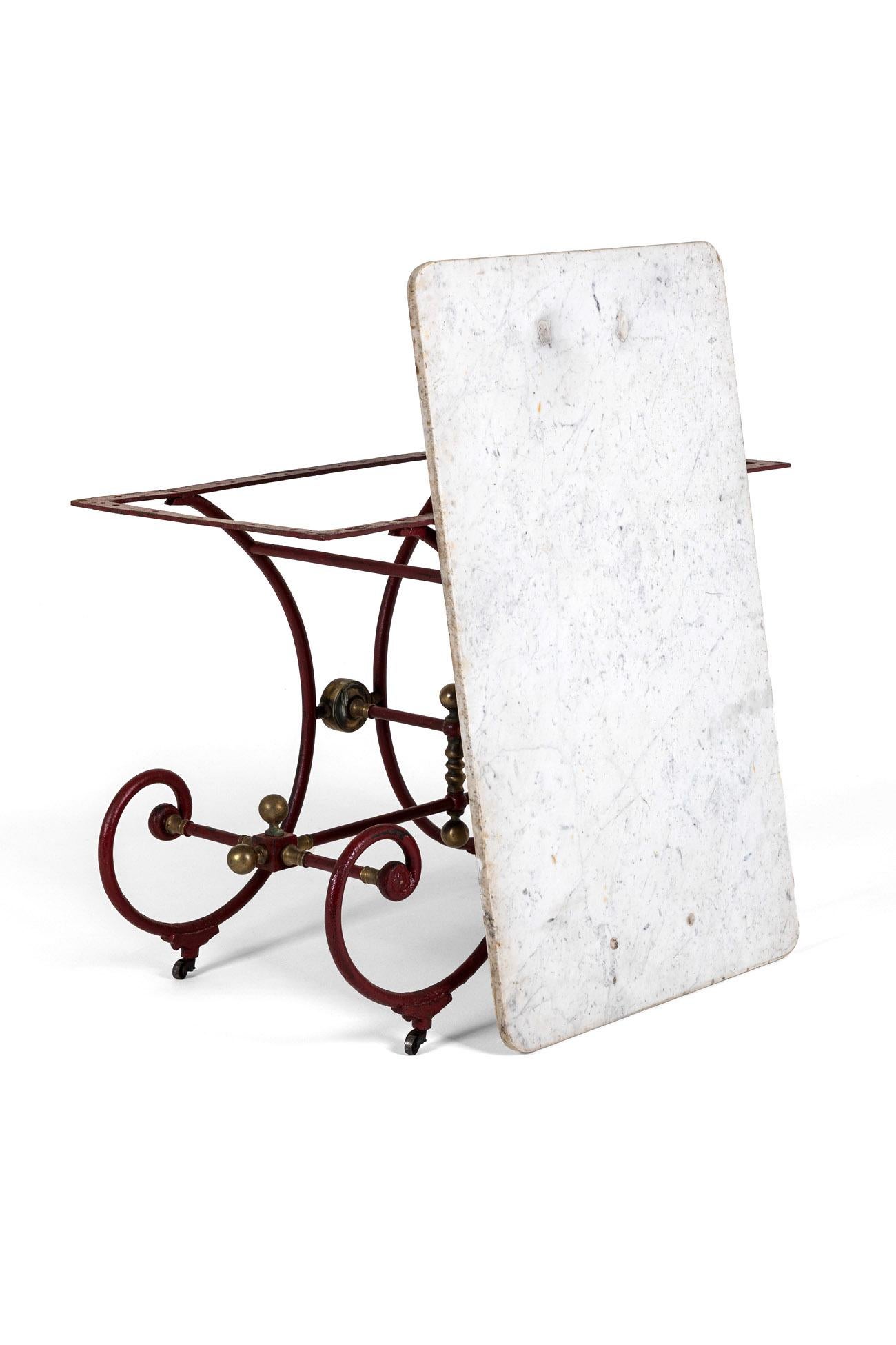 19th Century French Patisserie Table In Good Condition For Sale In Faversham, GB