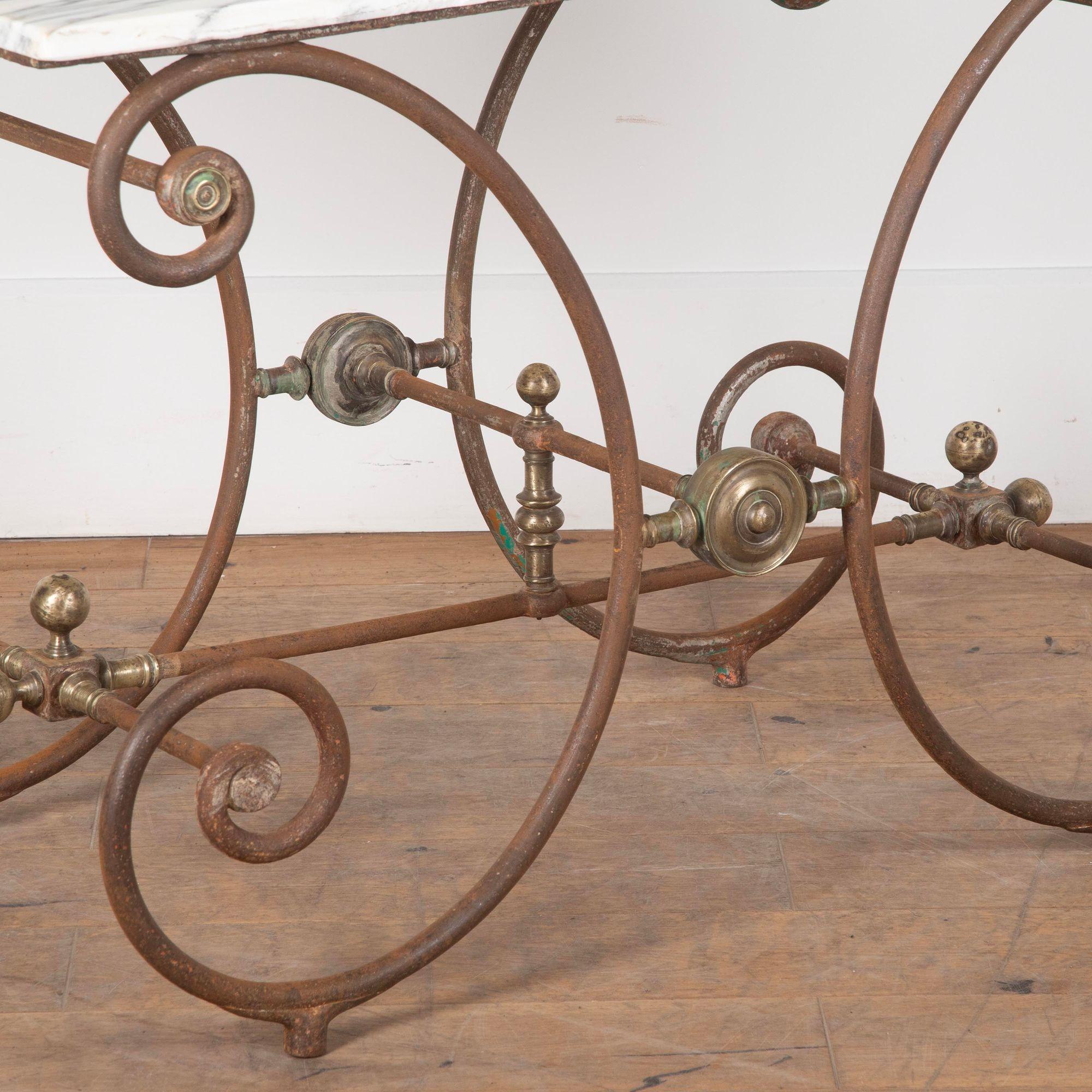 19th Century French Patisserie Table For Sale 5