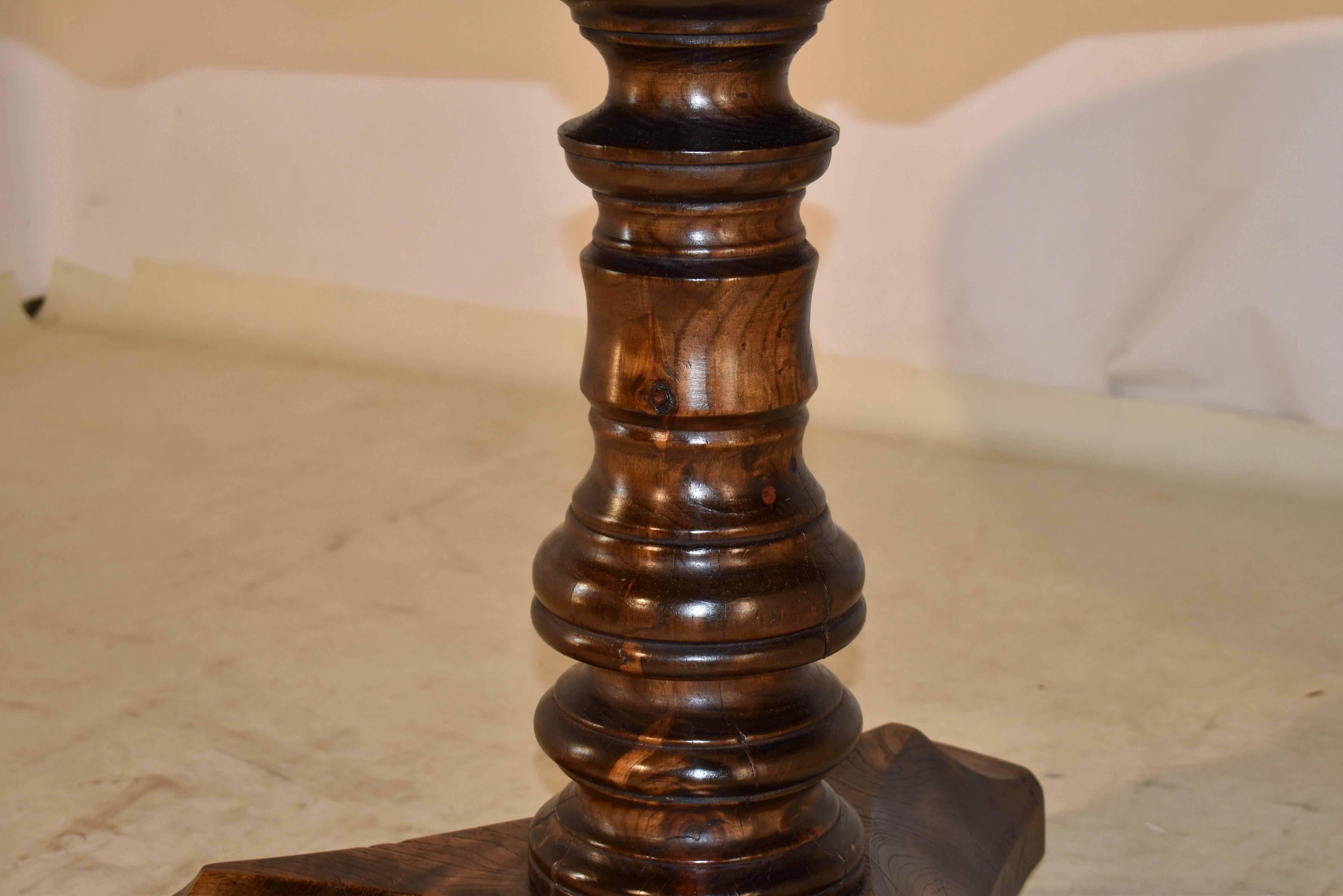 19th Century French Pedestal Table 2
