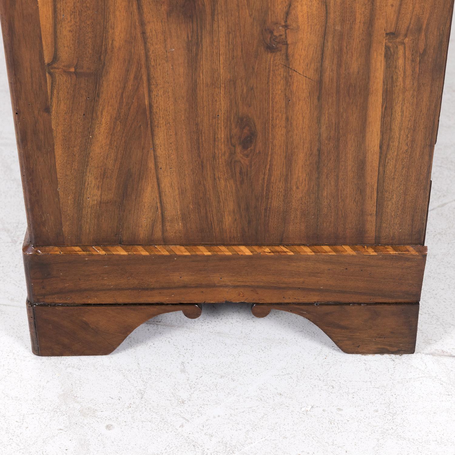 19th Century French Period Louis Philippe Walnut and Fruitwood Parquetry Commode 12