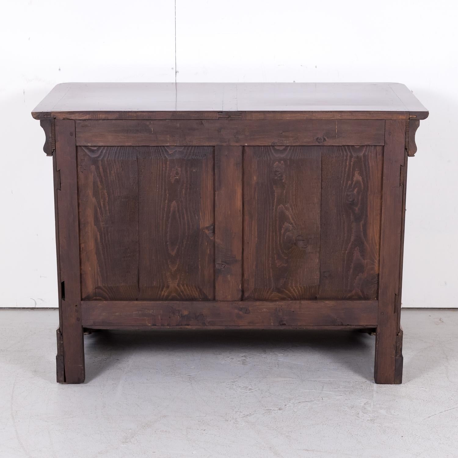 19th Century French Period Louis Philippe Walnut and Fruitwood Parquetry Commode 13