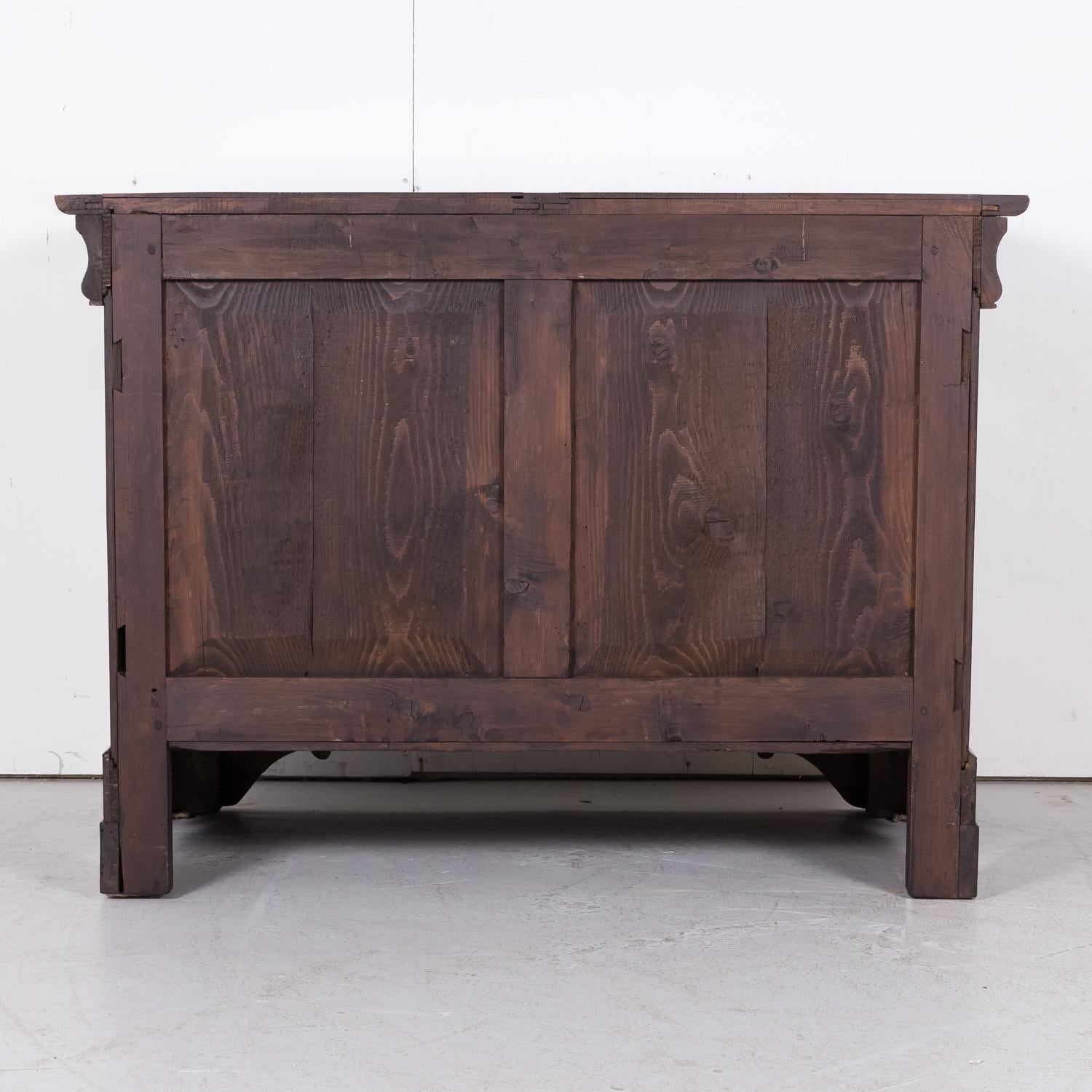 19th Century French Period Louis Philippe Walnut and Fruitwood Parquetry Commode 14