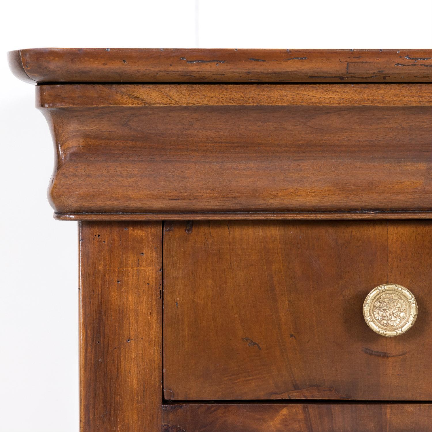 19th Century French Period Louis Philippe Walnut and Fruitwood Parquetry Commode 4