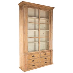 19th Century French Pharmacy Cabinet