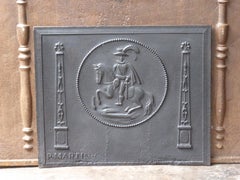 19th Century French 'Pillars of Freedom with D'Artagnan' Fireback
