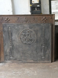 19th Century French 'Pillars of Freedom with D'Artagnan' Fireback