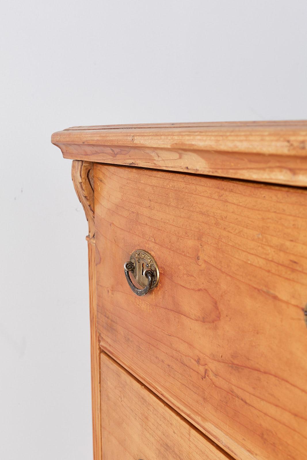 19th Century French Pine Commode Chest of Drawers 8