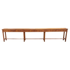 Antique 19th Century French Pine Console Table