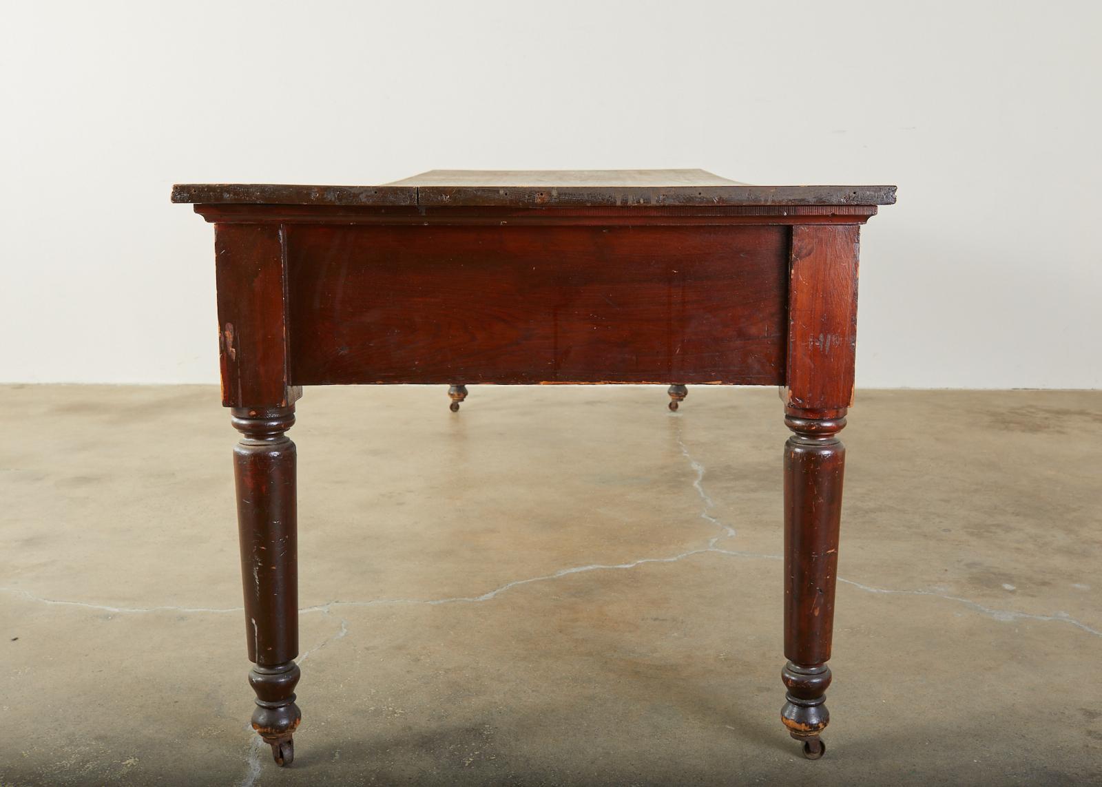 19th Century French Pine Drapers Table Store Display For Sale 6