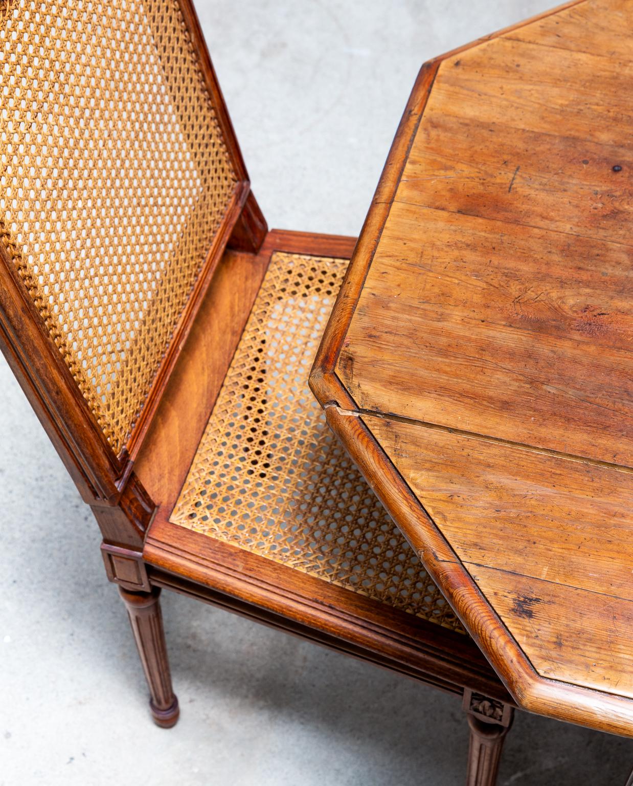 19th Century French Pine Farmhouse Dining Harvest Table 3