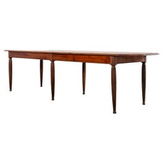 19th Century French Pine Farmhouse Dining Harvest Table