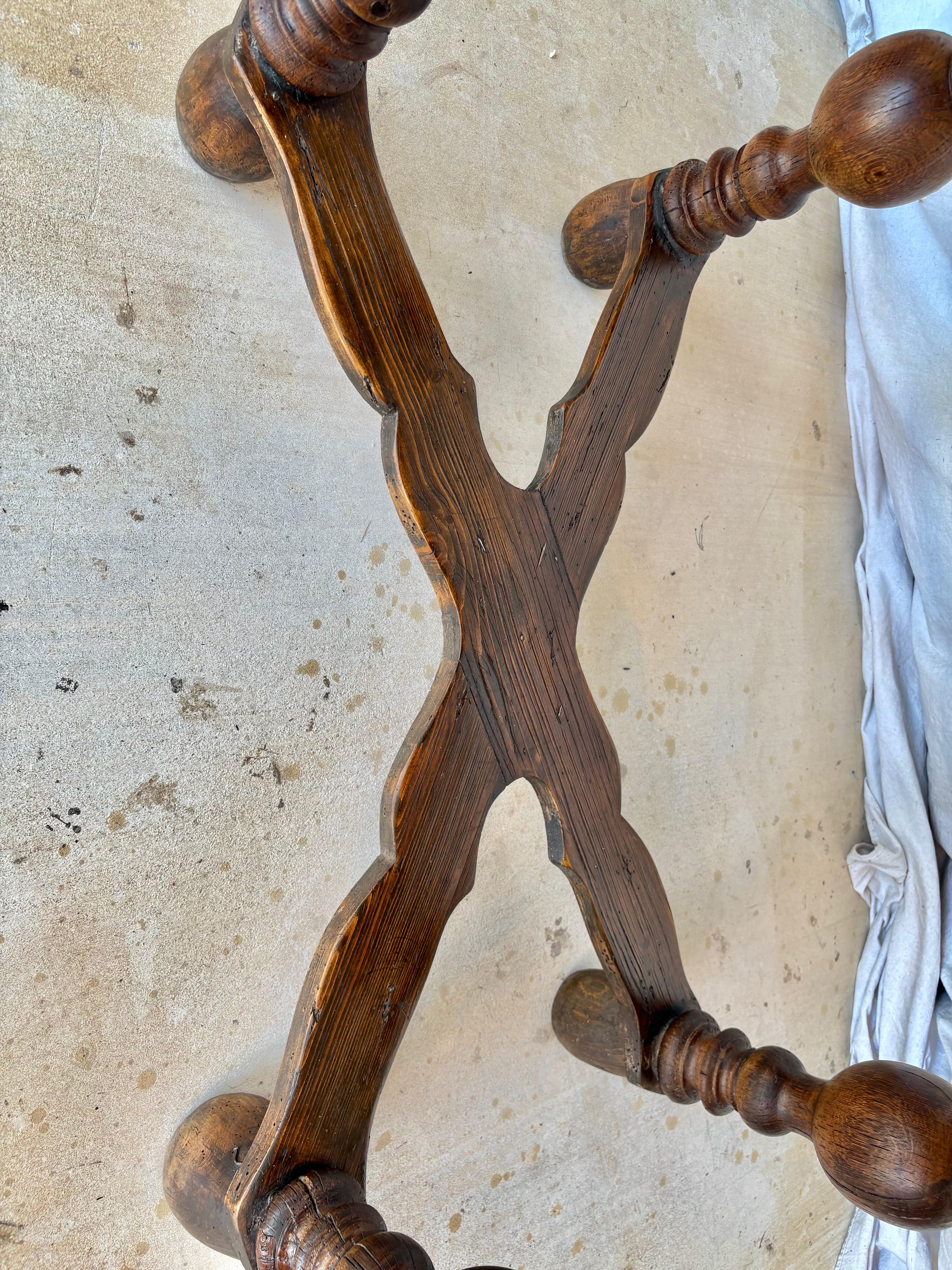 19th Century French Pine Kitchen Work Table For Sale 7