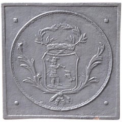 19th Century French 'Piper Dancing with Dog' Fireback