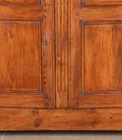 19th Century French Pitch Pine Armoire